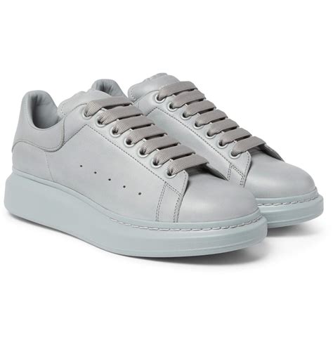 alexander mcqueen grey shoes